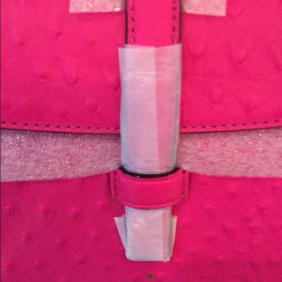 ((SOLD))!! ***** NEW Kate Spade Emmie Purse Ostrich Riverside pink $385 - Picture 7 of 8